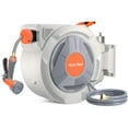 thumbnail image 2 of GloryStar Wall Mounted Hose Reel, With 9 Function Sprayer Nozzle, Any Length Lock, Automatic Rewind and Slow Return System, 180 Deg Swivel Bracket, 2 of 9