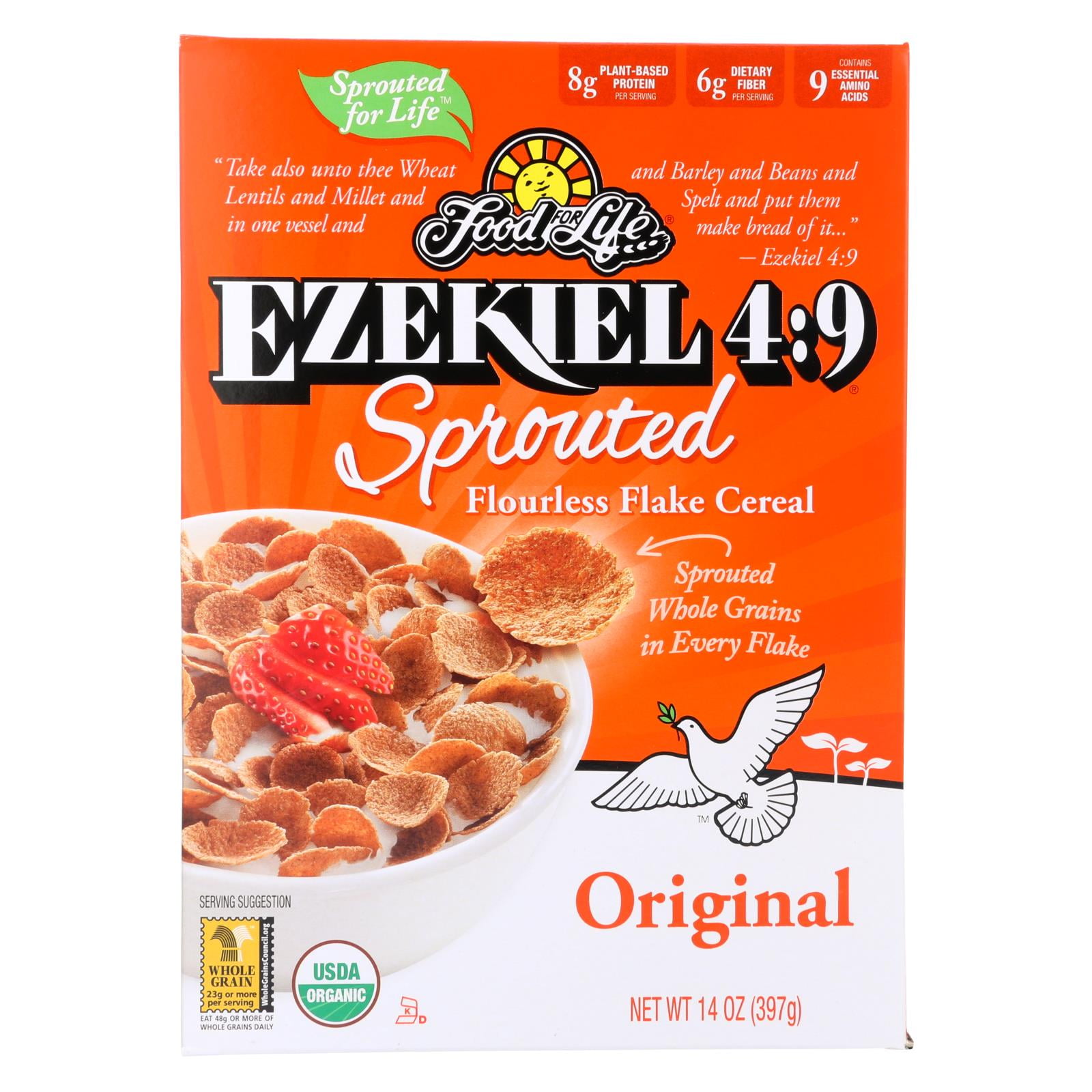 Food For Life Organic Flake Cereal Ezekiel 49 Original Case of 6
