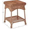 thumbnail image 5 of Jeco 3 Piece Resin Wicker Patio Conversation Set in Espresso-Color:Honey, 5 of 5