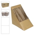 thumbnail image 2 of Pack N Eat PSP 4.75 in Sandwich Wedge with Window, 250 count, 2 of 4
