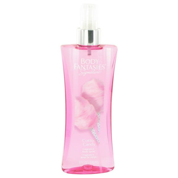Body Fantasies Signature Cotton Candy Perfume By Parfums De Coeur Body Spray 8 oz(Pack of 2)