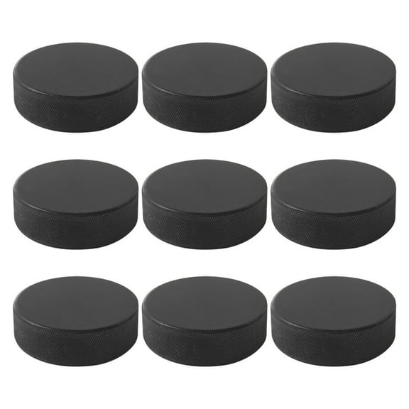 NIYANGLE Official Regulation Black Rubber 9Pcs for Practicing