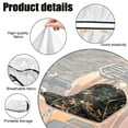 thumbnail image 6 of Uorisanigo 23×10 Inch ATV Seat Covers Waterproof Dead Leaf Print Dirt Bike Seat Cushion Cover for Polaris Sportsman 570 450 850, Polaris Scrambler 400 500 850 1000, Honda Rancher 420, 6 of 7