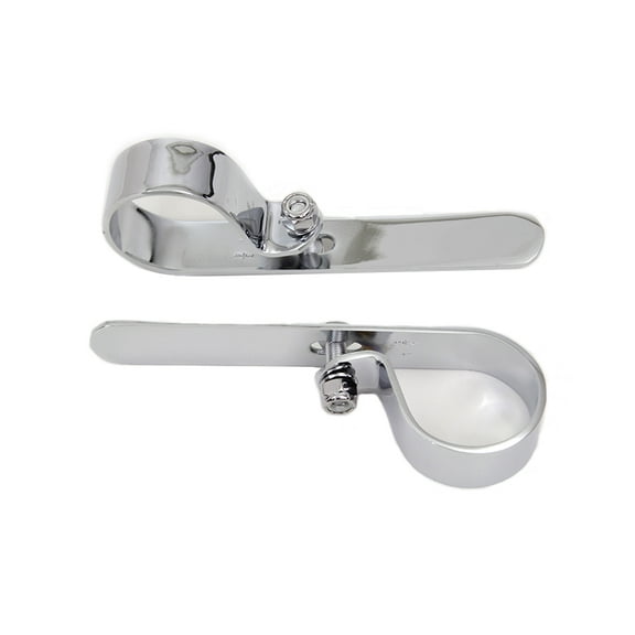 Chrome 1-3/4" Exhaust "P" Clamp Set