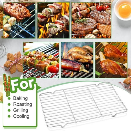 

Stainless Steel C Ooling Rack And Baking Rack For Cooking And Baking Heavy Duty C Ooling Rack Sturdy Cookie C Ooling Rack With 6 Sizes For Easy To Clean Oven And Dishwasher