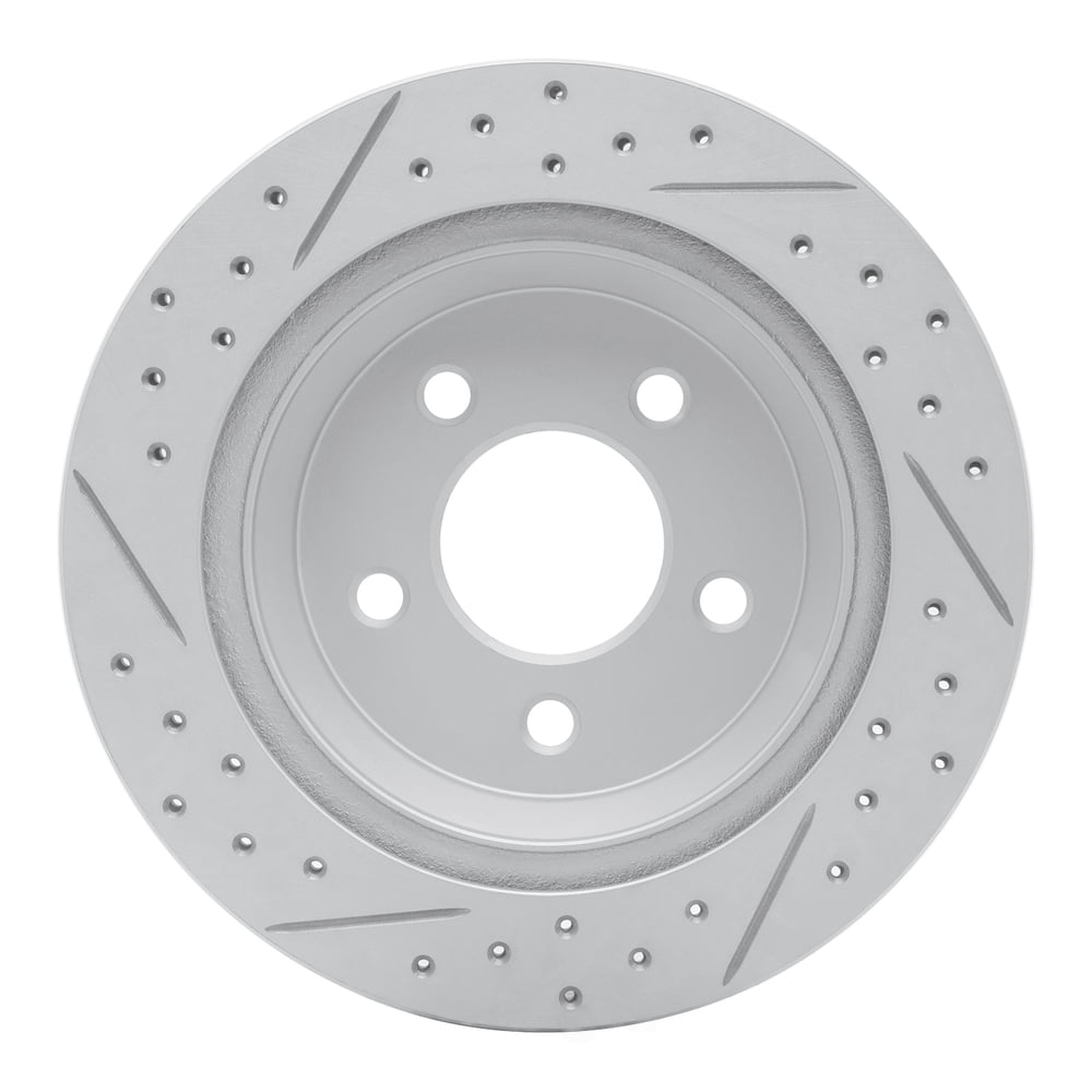 Dynamic Friction Company 830-54037R DFC Geoperformance Rotor - Drilled and Slotted