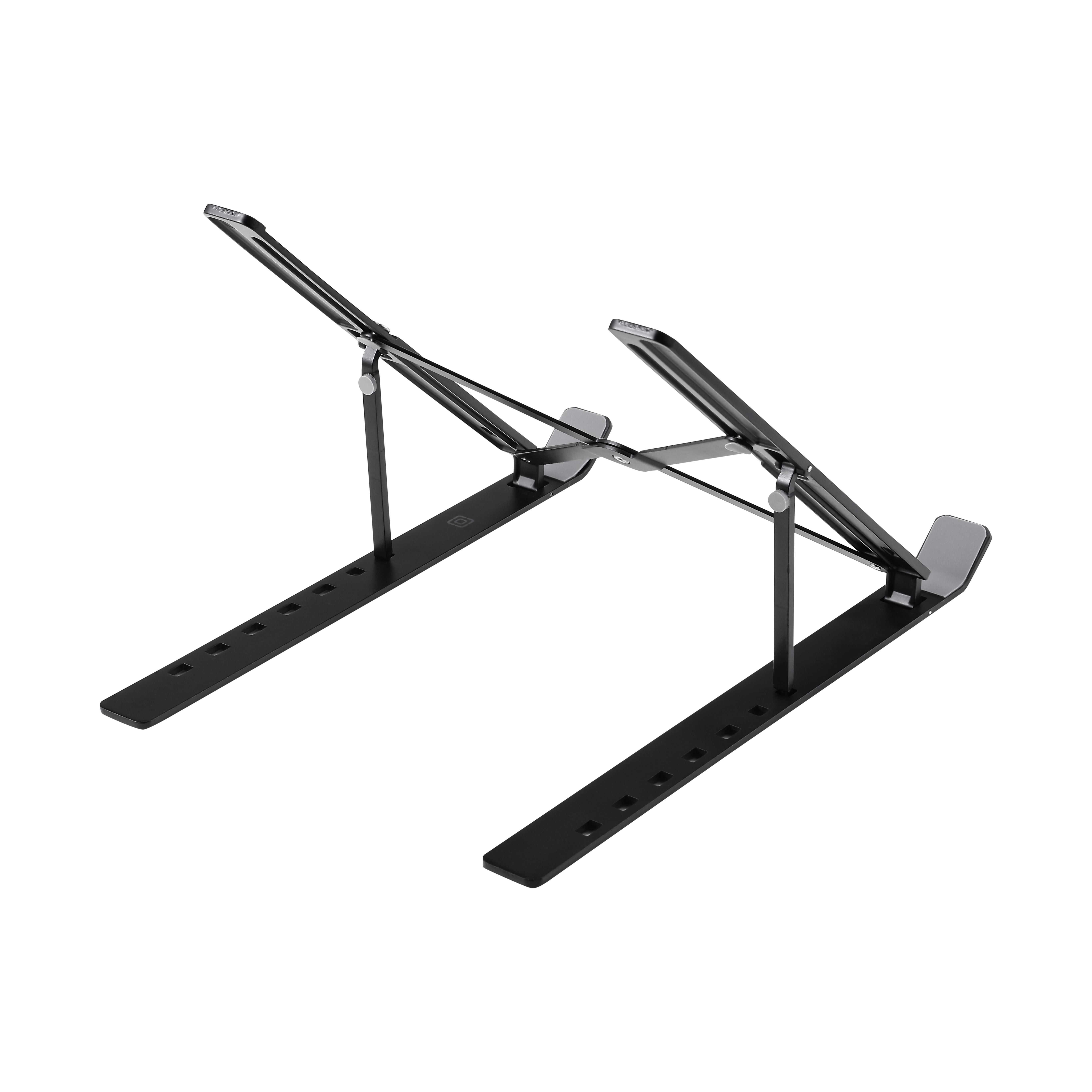 Incipio Portable Laptop Stand, Foldable Aluminum Laptop Riser with Adjustable Angles, Anti-Slip & Ventilated Design, Lightweight Travel Laptop Stand for Up to 16” Laptops & Tablets