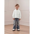 thumbnail image 6 of BemeyourBBs Toddler Baby Boys Button Down Up Shirt Kids Dress Shirts Cotton Solid Spring Fall Winter Clothes Casual Long Sleeve Shirt With Chest Pockets, 6 of 9