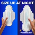 thumbnail image 4 of Always Maxi Pads with Wings Overnight Absorbency Size 4 Unscented 16 count - Pack of 1 & Lotus Biscoff Cookie - 0.2 Oz - 1 ct, 4 of 5