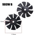 thumbnail image 3 of Air Compressor Fan Blade Direct-Connected Air Pump Motor Cooling Fan 980W 1100W, 3 of 6