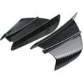 thumbnail image 3 of 1 par de aletas de motocicleta de fibra de carbono ABS, deflectores de aire, aletas de carenado de motocicleta, alerón, ala lateral, kit de ala de parabrisas compatible, 3 of 5