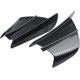 thumbnail image 3 of 1 par de aletas de motocicleta de fibra de carbono ABS, deflectores de aire, aletas de carenado de motocicleta, alerón, ala lateral, kit de ala de parabrisas compatible, 3 of 5