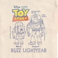 thumbnail image 3 of Toy Story 4 - Buzz Sketches - Men's Short Sleeve Graphic T-Shirt, 3 of 5