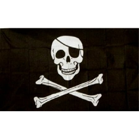 Jolly Roger Pirate Flag Ship Banner Skull Crossbones Pennant New 2x3 Foot
