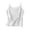 White, variant on Summer Solid Crewneck Chest Pocket Tank Camisole Vest Top Long Top for Women A Tops Nylon Tops Women Crop Top Cropped Top Women Sleep Camisole Seamless Tops Tops in Women Tops for Women Top