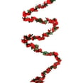 thumbnail image 2 of Meggemo 8.2 Feet Artificial Rose Vine Garland Fake Flower Silk Plant Decor Multicolor Reusable Winter Holiday Decor for Indoor Outdoor Home Party, 2 of 6