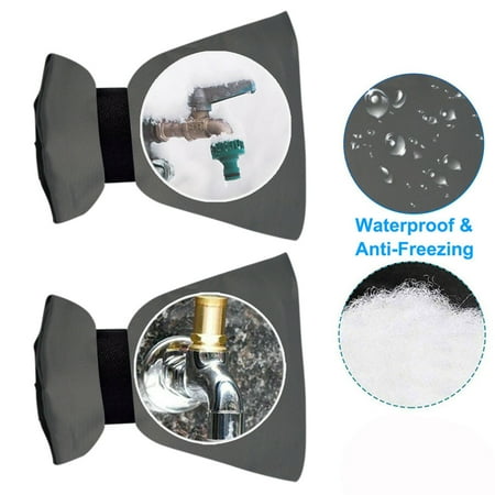 

KKCXFJX Tools&Home Improvement 2pcs Faucet Protective Cover Winter Outdoor Water Outlet Water Insulation Antifreeze Cover Gifts