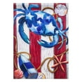 thumbnail image 2 of Evergreen Patriotic Summer Crab Satin Garden Flag, 12.5 x 18 inches, 2 of 2
