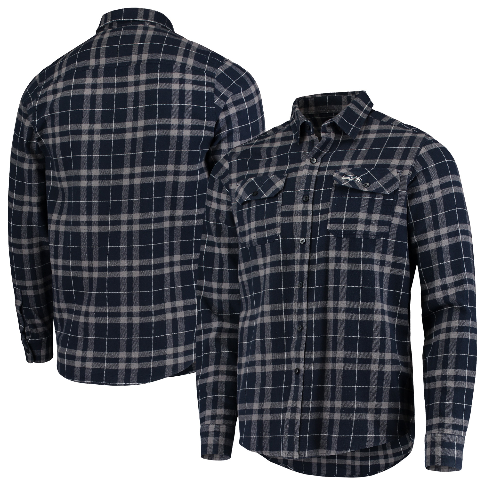 seahawks button up shirt