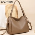 thumbnail image 2 of Carteras y bolsos de mano para mujer Bolso de mano con asa superior Bolso de hombro tipo hobo Bolso bandolera para mujer Caqui, 2 of 5