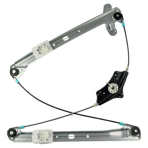 TRQ Front Power Window Regulator Passenger Side Direct Fit for Volkswagen Golf R WRA65614