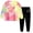 a11-Hot Pink, variant on KPOPLK Boys Girls Outfit Sets 2-8 Years Kids Fall Soft Clothes Casual Cotton Long Sleeve Graphic Print T Shirts and Pants 2 Piece Clothes Blue Size 7-8 Years
