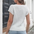 thumbnail image 2 of Camiseta sin mangas ANGGREK chaleco de punto informal para mujeres, 2 of 6