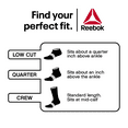 thumbnail image 6 of Reebok Boys Pros Series Quarter Socks, 6-Pack, 6 of 9