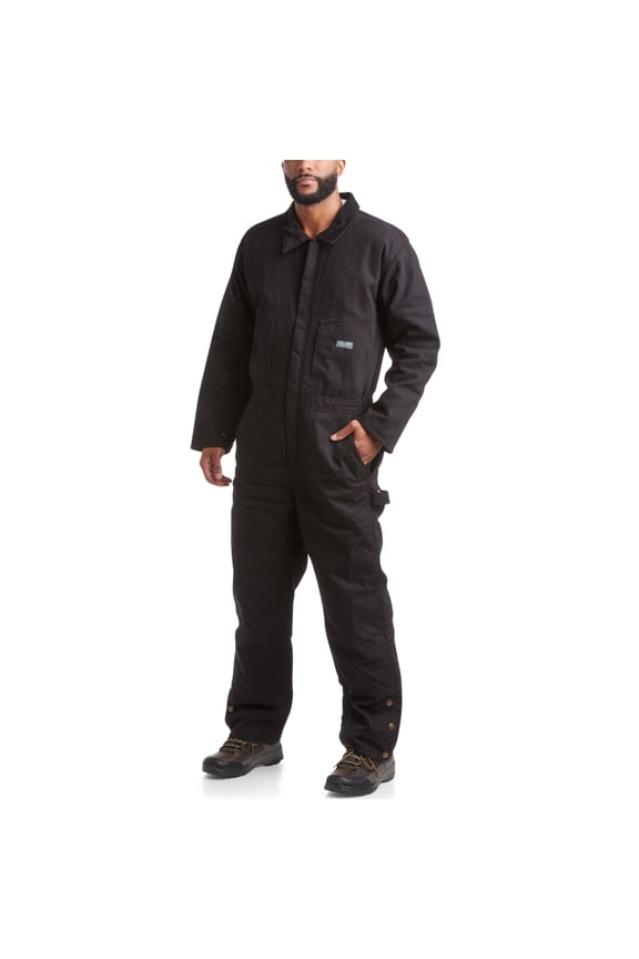 Mens Coveralls Durable Insulated Long Sleeve Work Wear Jump Suit with Pockets