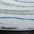 thumbnail image 4 of SAFAVIEH Craft Angjelko Abstract Area Rug, Grey/Blue, 4' x 4' Round, 4 of 9