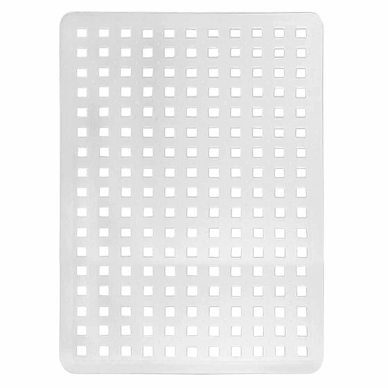 InterDesign Euro Kitchen Sink Protector Mat, Large, Clear