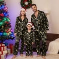 thumbnail image 4 of Jkety Family Christmas Pajamas Matching Sets Satin Long Sleeve Holiday Casual Lounge Soft Xmas Silk Pjs Two Piece Sets, 4 of 7