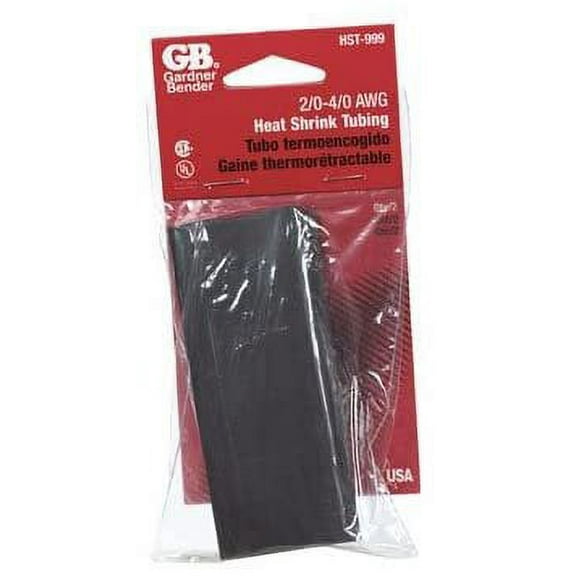GB Electrical Heat Shrink Tubing HST-999 - Thin Wall - Black