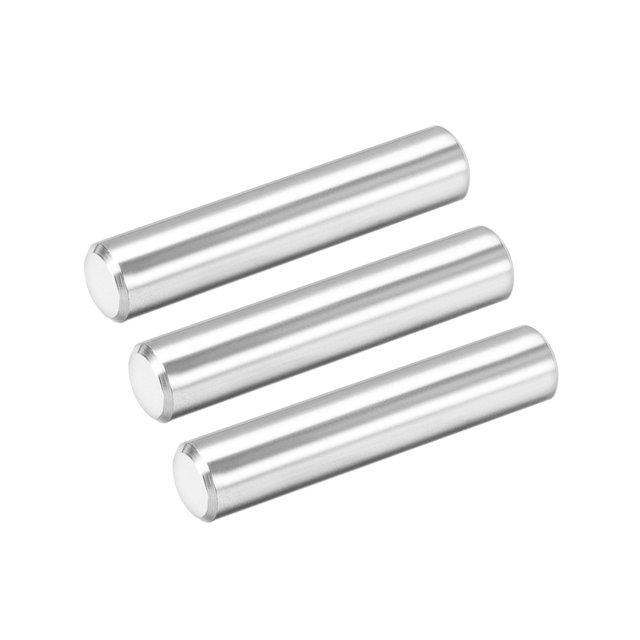 Pasador Unique Bargains 10mm x 50mm Acero inoxidable 304 Plateado 3 piezas