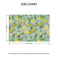 thumbnail image 4 of Placemats Set Of 4 / 6, Cute Lemon Purple Flower Leaves Placemats For Dining Table Indoor/Outdoors Heat Resistant Washable Placemats 18" X 12", 4 of 8
