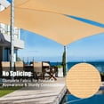 thumbnail image 6 of Yescom 2 Pack 13x10 Ft 97% UV Block Rectangle Sun Shade Sail HDPE Canopy Cover Net Park, 6 of 12
