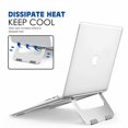 thumbnail image 4 of Support pour Ordinateur Portable Compatible avec Ordinateur Portable/tablette jusqu'à 15'', Support Multi-Angle pour Ordinateur de Bureau, 4 of 7