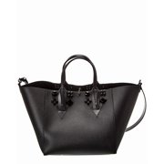 Christian Louboutin Cabachic Small Leather Tote, Black