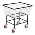 thumbnail image 2 of DEXTRUS Rolling Laundry Cart with 360° Swivel Brake Casters, Anti Rust Coating Steel Frame with Galvanized Finish, 2 of 7
