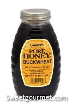 Gunter's Pure Honey Buckwheat, 16.0 OZ by Gunter's