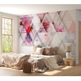 thumbnail image 6 of Tiptophomedecor Abstract Wallpaper Wall Mural - Triangular World, 6 of 7