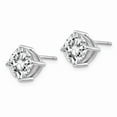 thumbnail image 2 of FB Jewels 14K White Goldw 4.00ct. 7.50mm Cushion Moissanite Earring, 2 of 3
