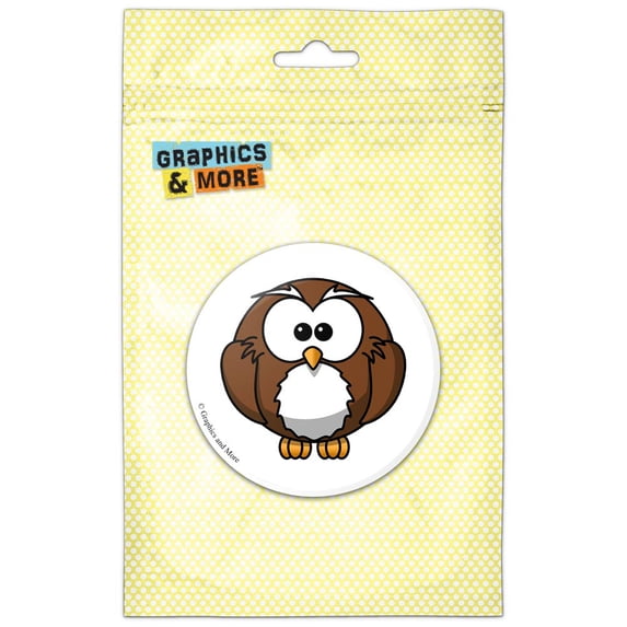 Owl Pinback Button Pin Badge
