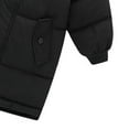 thumbnail image 5 of LFEOOST Jacket for Boys age 2-9 years Toddler Kids Little Girls Winter Solid Coats Windproof Outerwear Mediun Length Warm Black 2-3 Years, 5 of 5