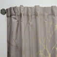 thumbnail image 3 of Designart 'Golden Colored Marble Design II' Mid-Century Modern Curtain Panel, 3 of 5
