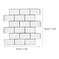 thumbnail image 2 of IDEANATEGRATE 6Ud Paneles De Pared Autoadhesivos Para Y Cocina Piedra Falsa, 2 of 8