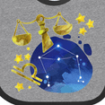 thumbnail image 4 of Inktastic Libra Constellation Zodiac Sign Illustration Boys or Girls Baby Bib, 4 of 4