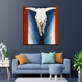 thumbnail image 2 of Georgia Keeffe Paintings Enlarged Flowers Wall Art Cows Skull Framed Canvas Art, 2 of 6