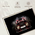 thumbnail image 6 of Elephant Stock Smoking Hot Rod Wall Art - Horizontal Canvas Wall Art - Living Room Wall Decor - Transportation Canvas - Black And Beige Decor - 12" x 8", 6 of 8