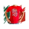 thumbnail image 1 of Playera De Fiestas Patrias Impresion De Ajolote Mexico Septiembre Independencia Color Rojo Talla Chica Marca Emil SaEs, 1 of 4